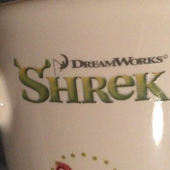 Shrek & Donkey Christmas Ceramic Coffee Mug Set of 4 Collectible 2007 Dreamworks - Picture 6 of 16